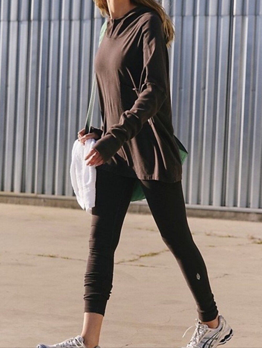 Free People Black Hot Shot Hooded Set - XS